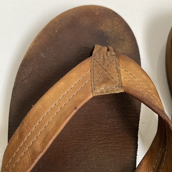 Rainbow Luxury Leather Arch Support Flip Flop with 1” strap - Picture 6 of 16